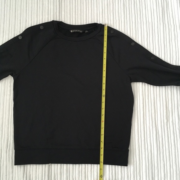 Athleta Snappy Sweatshirt Black Size XS - Picture 11 of 13